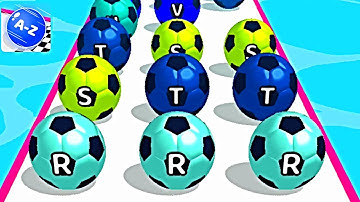 AZ Run - 2048 ABC Runner ! All Levels Gameplay (469-473) android, ios