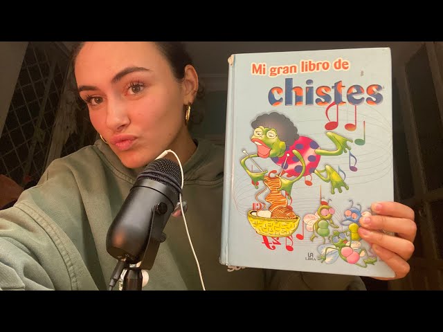 ASMR leyendo un libro de chistes (semi-inaudible, soft spoken…)