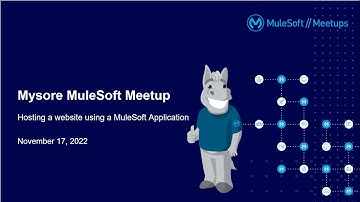 Create Dynamic Pages with MuleSoft | MuleSoft Mysore Meetup #11