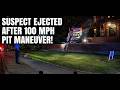 Mighty Arkansas State Police 100 MPH ROLLOVER PIT Maneuver-EJECTION of Suspect 😱
