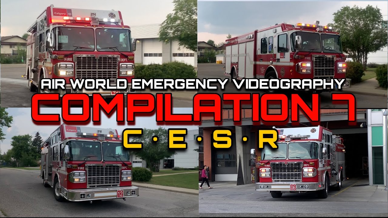 COMPILATION 7 Calgary Emergency Services Responding! YouTube