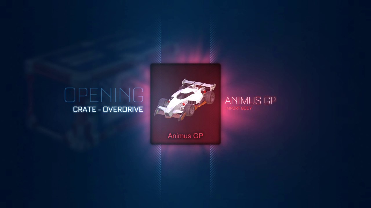 Rocket League Overdrive Crate Painted Animus GP