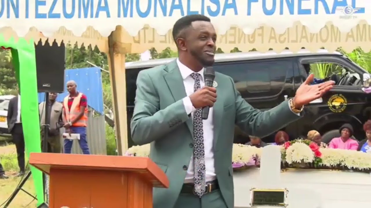 TEACHER JOHN CW| SPEAKS AT A FUNERAL