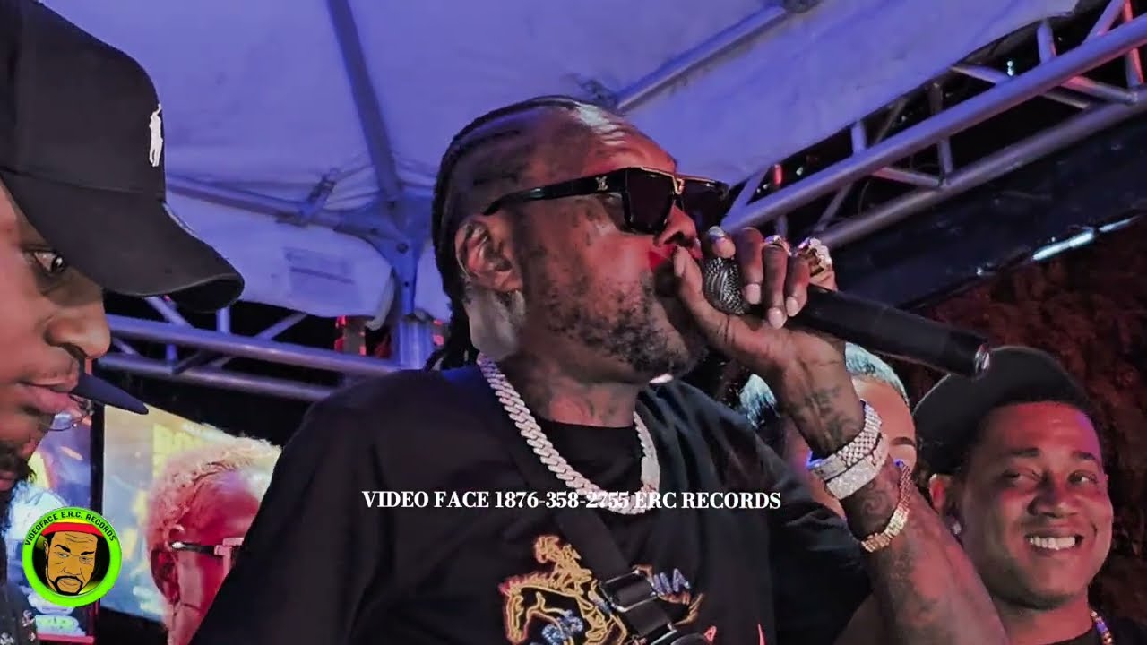 VYBZ KARTEL LISA HYPER GAZA INDU SHELL DUNG UP TOWN HIS FIRST PERFORMANCE AFTER FREEDOM STREET