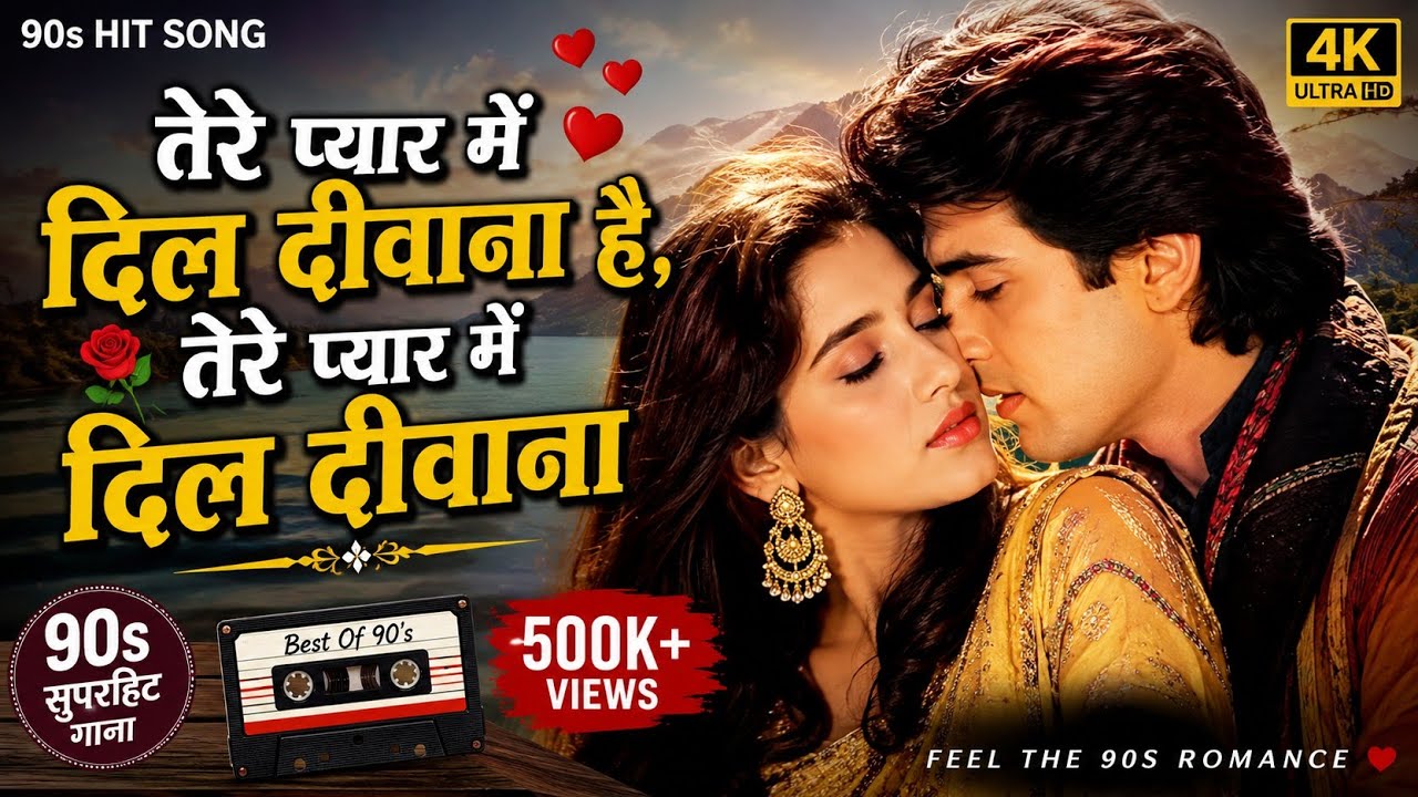 90s Evergreen Romantic Songs ❤️ | Tere Pyar Mein Dil Deewana Hai | Bollywood Love Hits