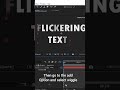 Create text animation in seconds 😱 Quick editing tips that every editor should know 🔥#shorts