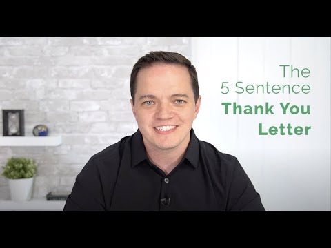 5 Sentence Thank You Letter | 5-Minute Fundraising