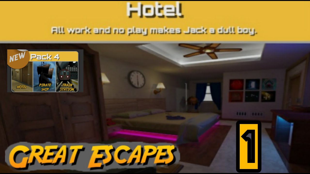 Great Escapes Hotel Walkthrough