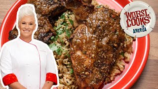 How to Make Grilled Jerk-Style Chicken with Anne Burrell | Worst Cooks in America | Food Network Net Worth