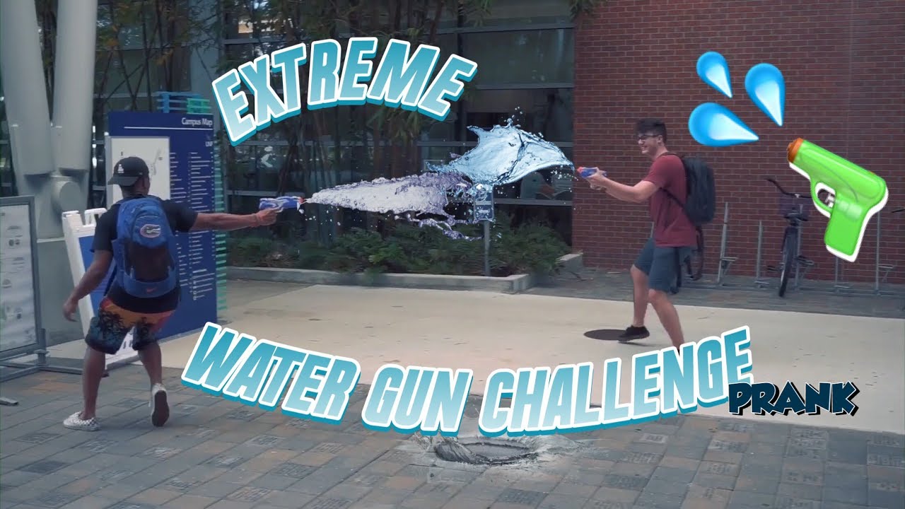 EXTREME WATER GUN FIGHTS WITH STRANGERS YouTube