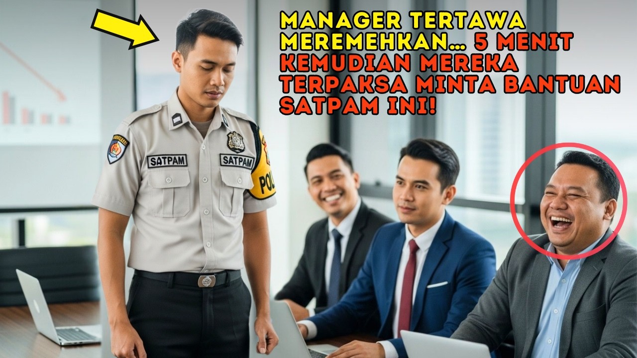 DITERTAWAKAN SAAT RAPAT KRISIS… SATPAM INI BALIKKAN KEADAAN DAN SELAMATKAN KONTRAK RATUSAN MILIAR!