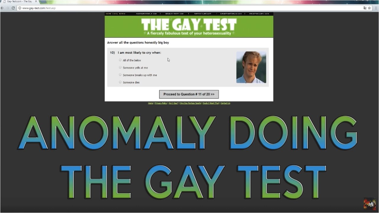 The gay test