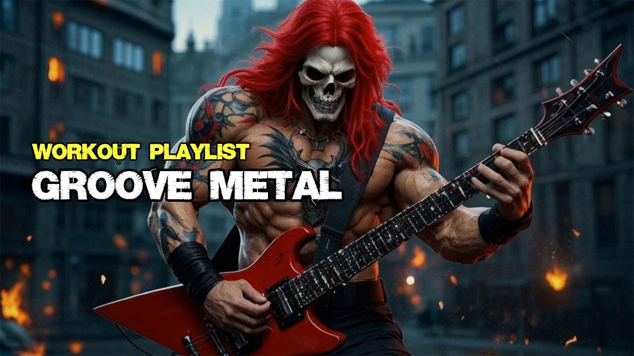🔥 Just Riffs of Groove Metal Instrumental 🎶 Music for Gym, Fitness ...