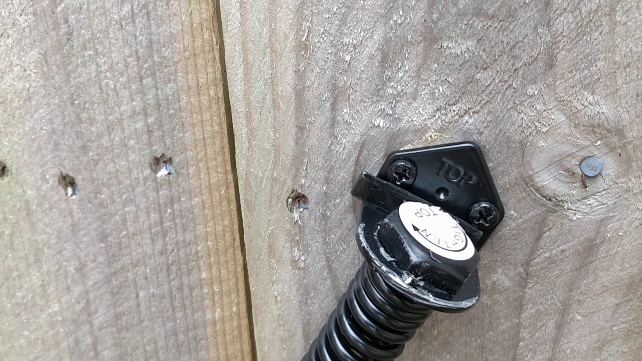 New gate closing spring test (and an appearance of who made it