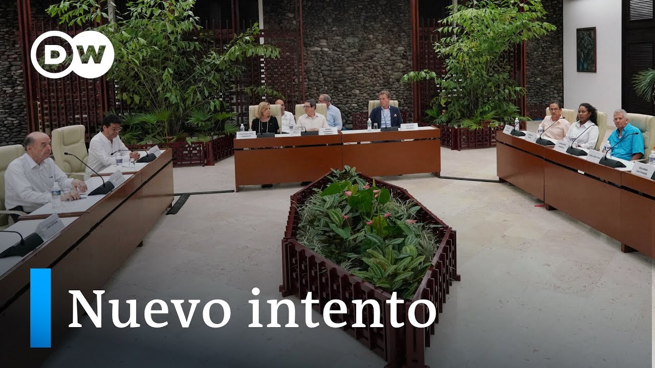 El gobierno de Colombia retoma el diálogo de paz con el ELN - YouTube