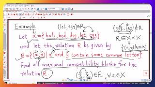Lec43/Relations/Maximal Compatibility Block/Example