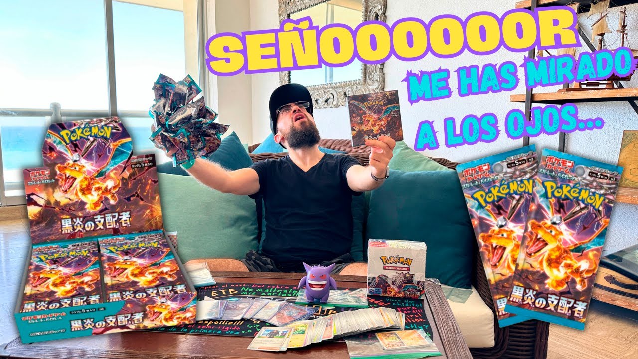 Abriendo mi primer caja de Obsidian Flames en Japonés 🇯🇵 Salió La Chida