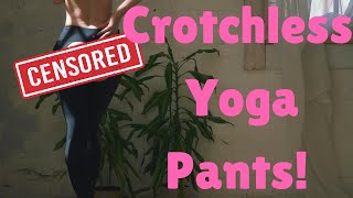 CROTCHLESS YOGA PANTS Try On Clothing Haul.