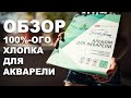 Обзор еще одной недорогой хлопковой акварельной бумаги / Невская палитра Белые Ночи