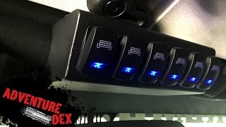 Jeep Wrangler Switch Pod Installation - Rough Country MLC6