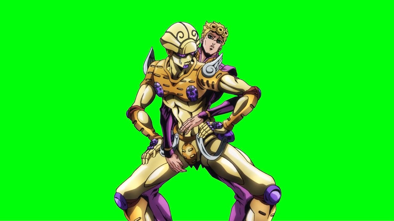 VIZ on X: Giorno striking a pose with his Stand, Golden Wind 🌟 ⠀   / X