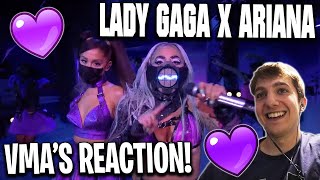 Lady Gaga x Ariana Grande! Rain On Me LIVE! 2020 VMA's Performance REACTION!