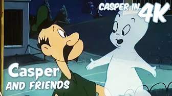 Casper's Search for a Friend! 🎉 | Casper and Friends in 4K | 1 Hour Compilation | Cartoon for Kids