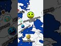 europe if sea level rises by 100 meters east