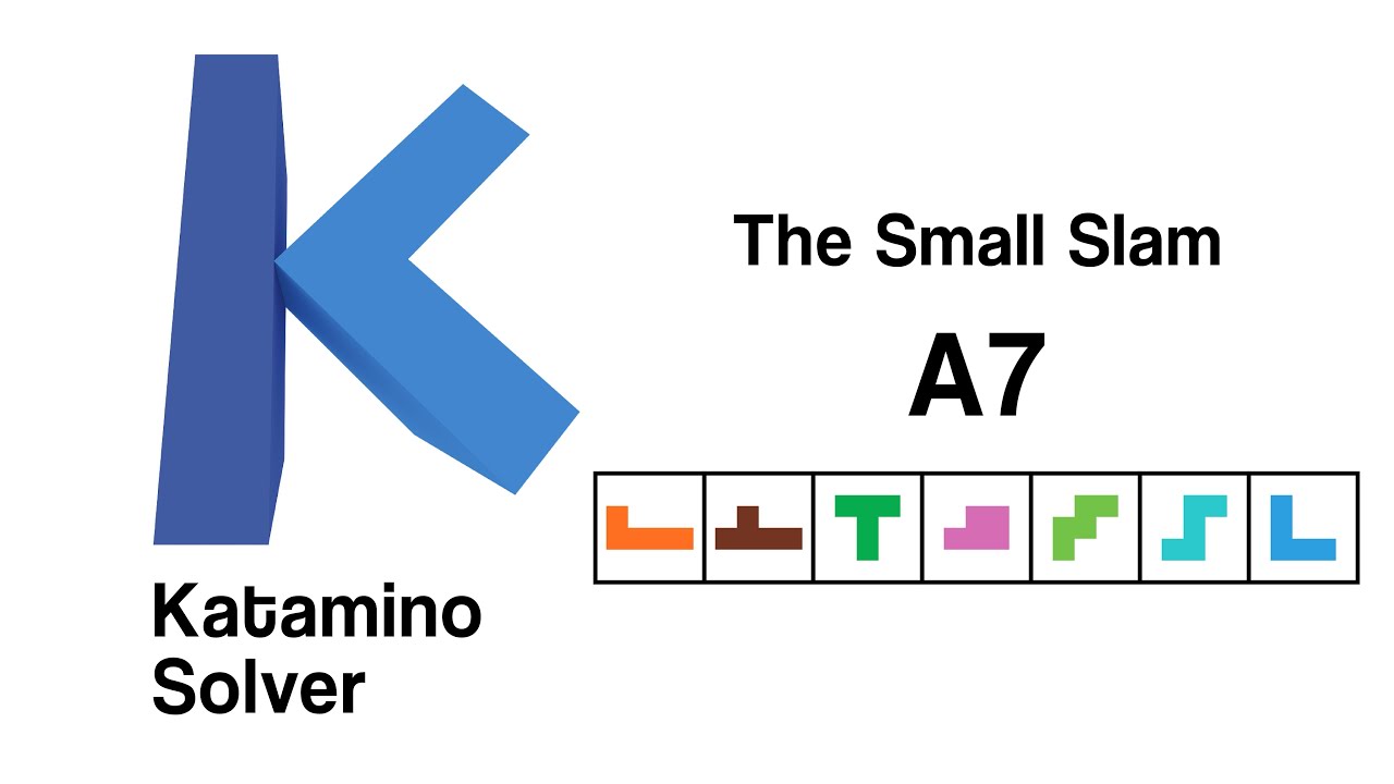 Katamino - how to solve Level: The Small Slam - A7 