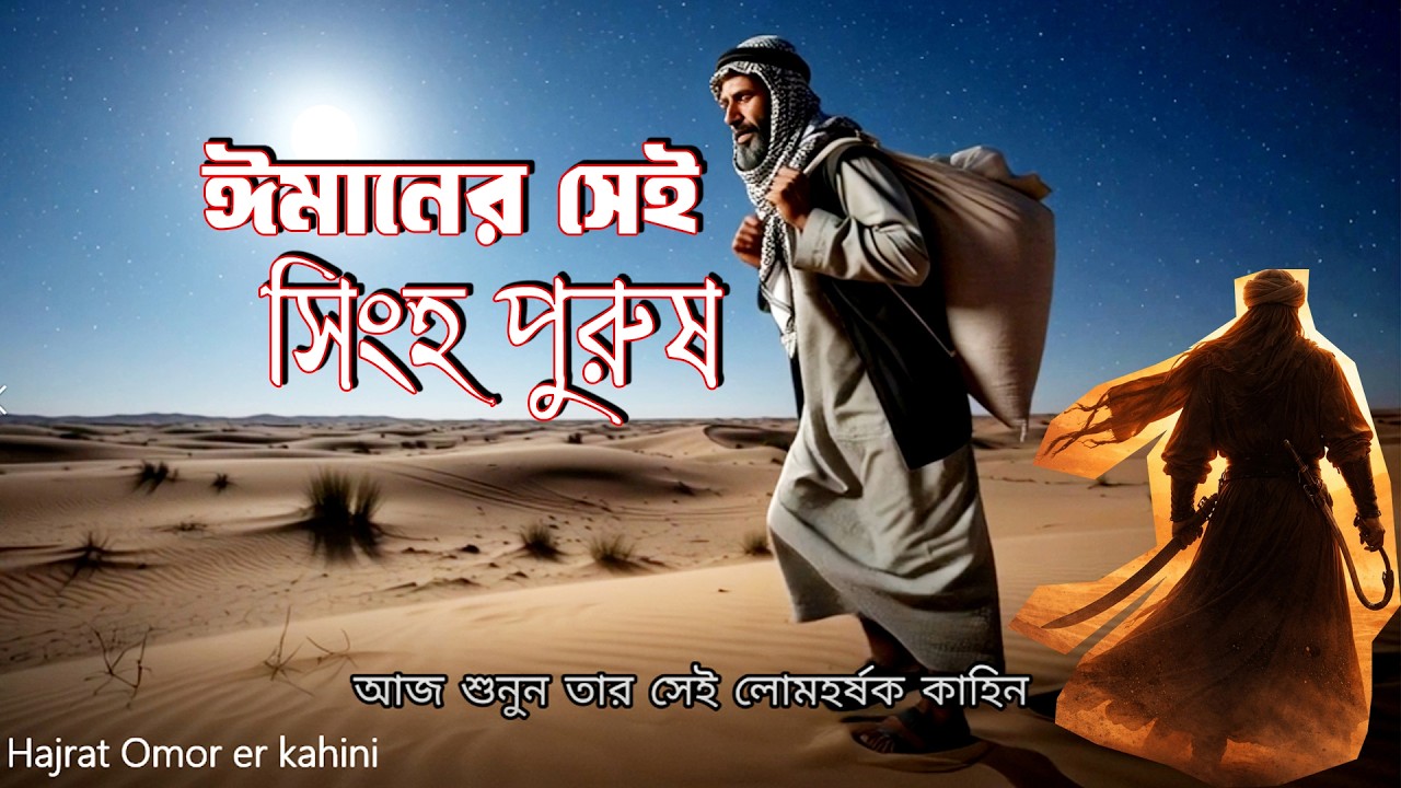 হযরত উমর (রা.) – যাকে দেখে শয়তান পথ বদলাতো | অবিশ্বাস্য ইতিহাস | Islamic Story | hazrat omor |