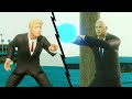 Biden Blast vs Trump Tower AI Presidents Anime Fight