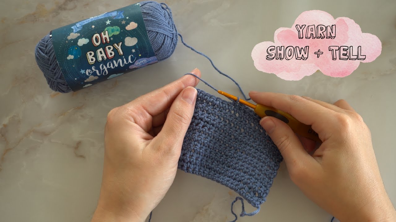 How to crochet a beanie / I love this cotton yarn brand 
