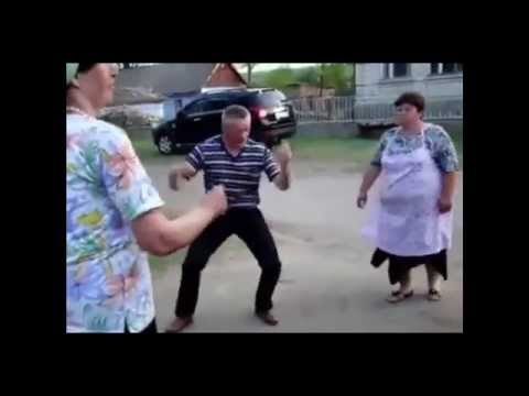 Russian drunk crazy dancing