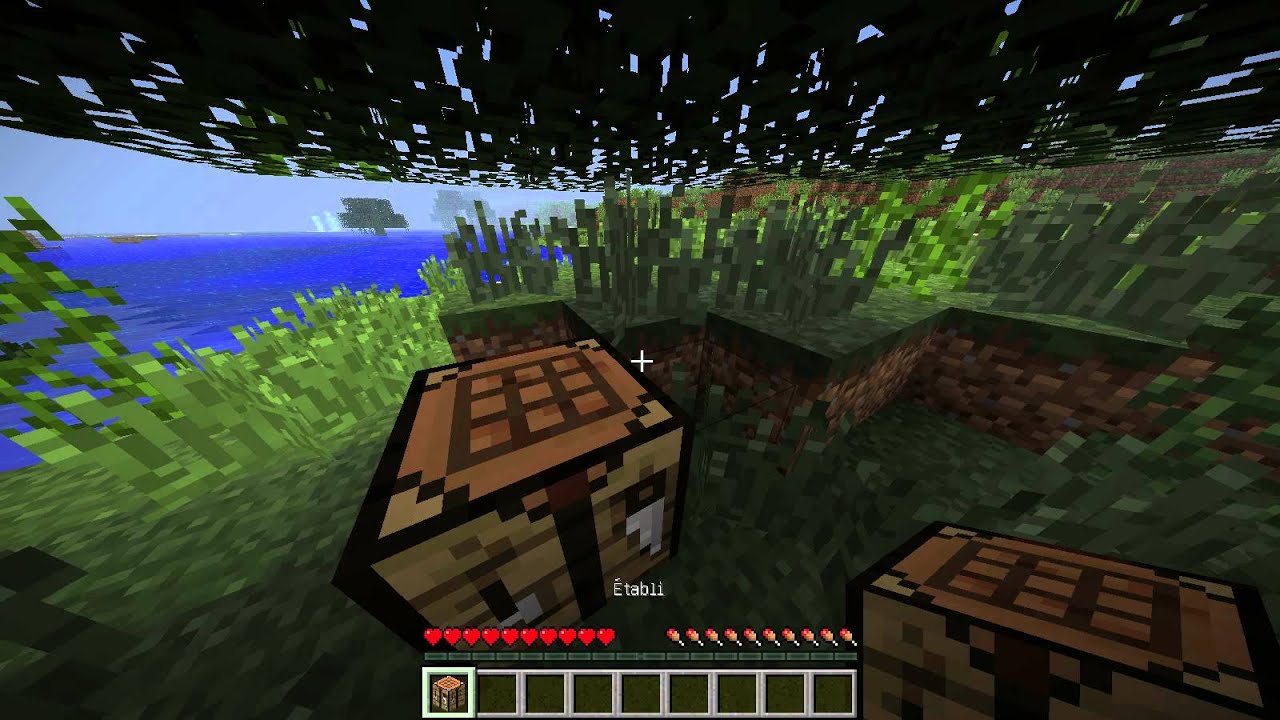 Comment faire un établi sur minecraft ? - YouTube