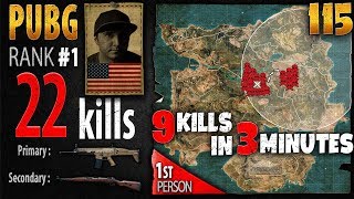 Pubg Rank 1 - Summit1G 22 Kills Solo - 1St Person Playerunknowns Battlegrounds