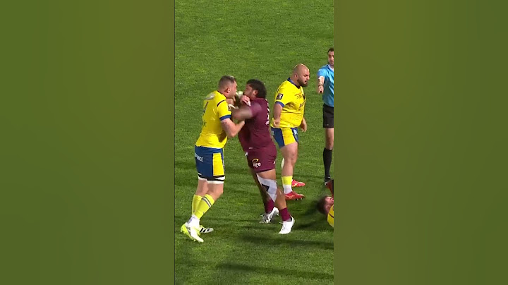 Ça s’est un peu tiré la barbichette hier face à Clermont ! 😂 #iloveubb #rugby #bordeaux