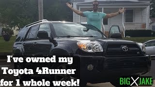 I've owned my 4th gen toyota 4runner for a week now. here's what i
have to say! instagram: https://www.instagram.com/bigfastjake/
podcast: https://itunes.app...