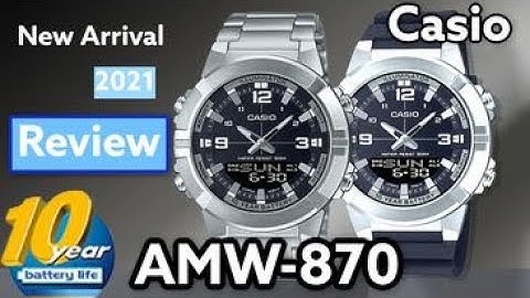 CASIO AMW-870-1A NEW PRODUCT with 10 YEARS of BATTERY@indaywatchandlifestyle5141