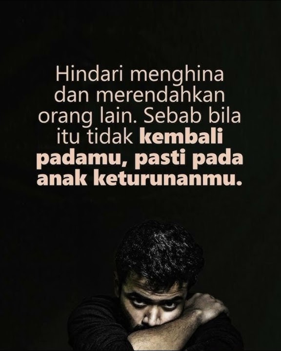 Jangan suka menghina