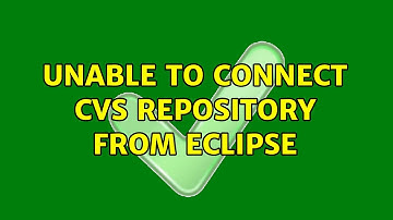 Unable to connect CVS repository from eclipse