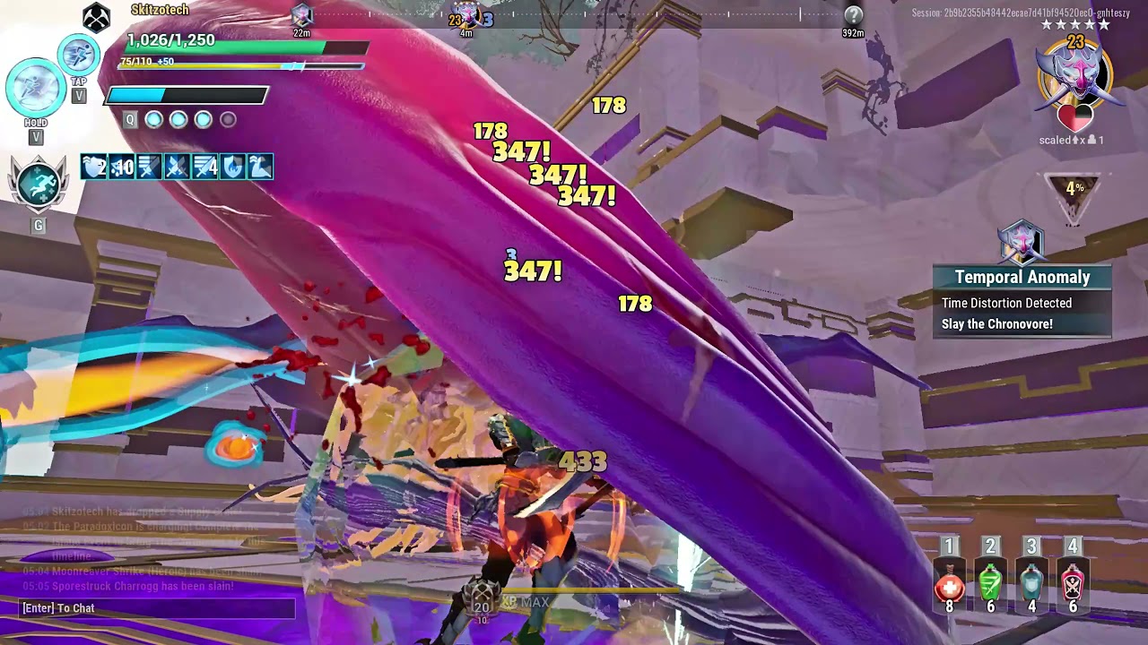 Dauntless The only way I've found to consistently break Chronovore wings w/ Skitzotech