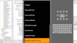 Android Application Development   159   Finishing XML parser