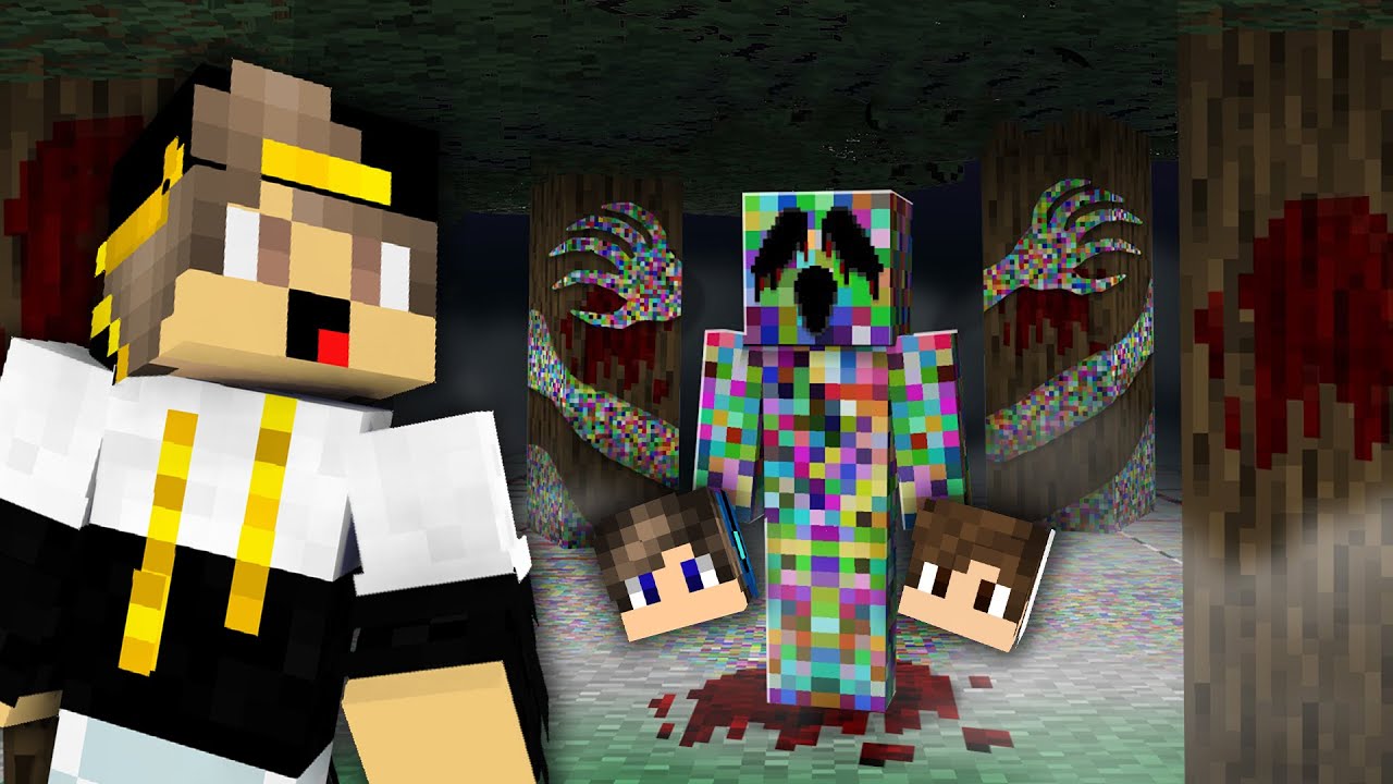 ماين كرافت ولكن الوحوش المرعبة احتلت العالم وتحولت الي شيطان ( سرقنا القرويين ) !!!🔥🔥