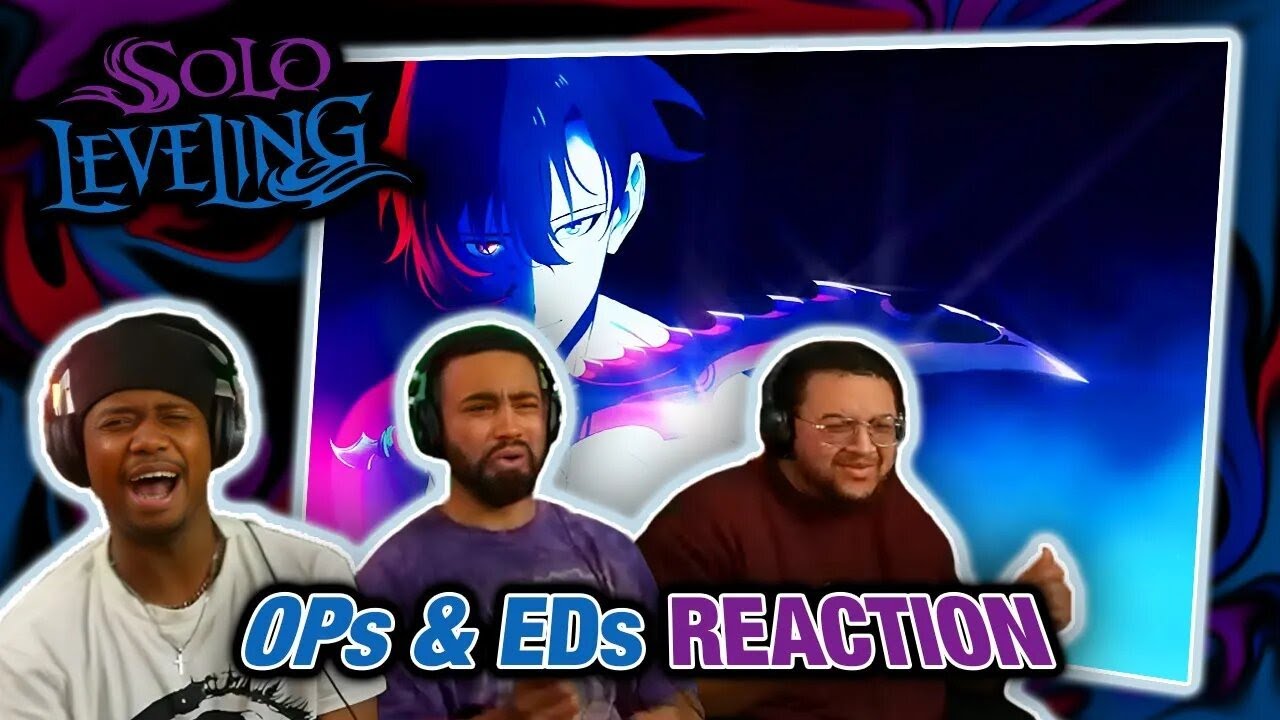 LEVELING UP! First Time Reaction to Solo Leveling Openings and Endings