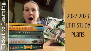 Literature Based Unit Studies for 2022-2023 | 4th Grade | 6th Grade | Homeschool Family Subjects