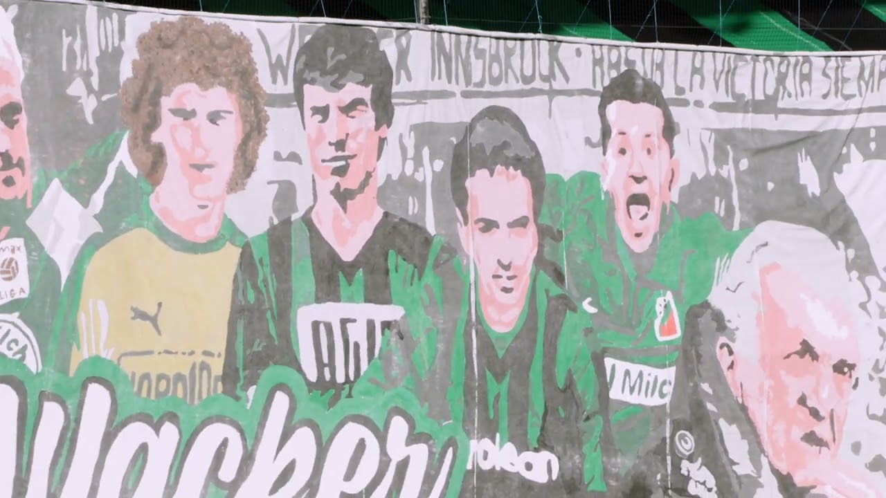FC Wacker Innsbruck 110 Jahre Choreo der Tivoli Nord