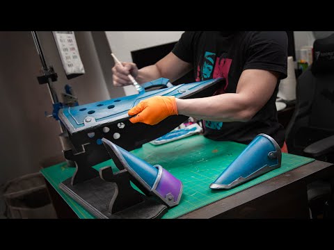 Fishbone Arcane Cosplay | Part 2 | Painting Jinx's Fishbone