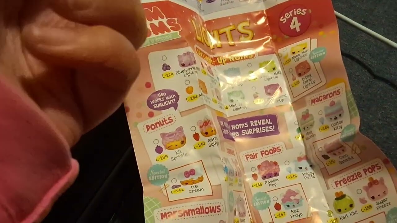 Num Noms Shimmer series unboxing I got flans nom and body Shimmer nom