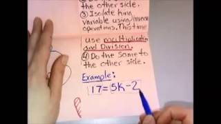 Part II Equation Foldable