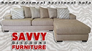 Albany Furniture Rondo Oatmeal Sectioinal Sofa